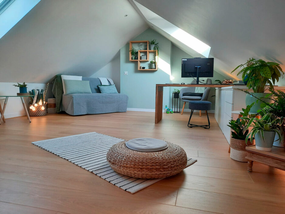 Réalisation De Souza Combles - Chambre et bureau