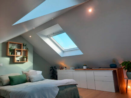 Réalisation De Souza Combles - Chambre et Bureau