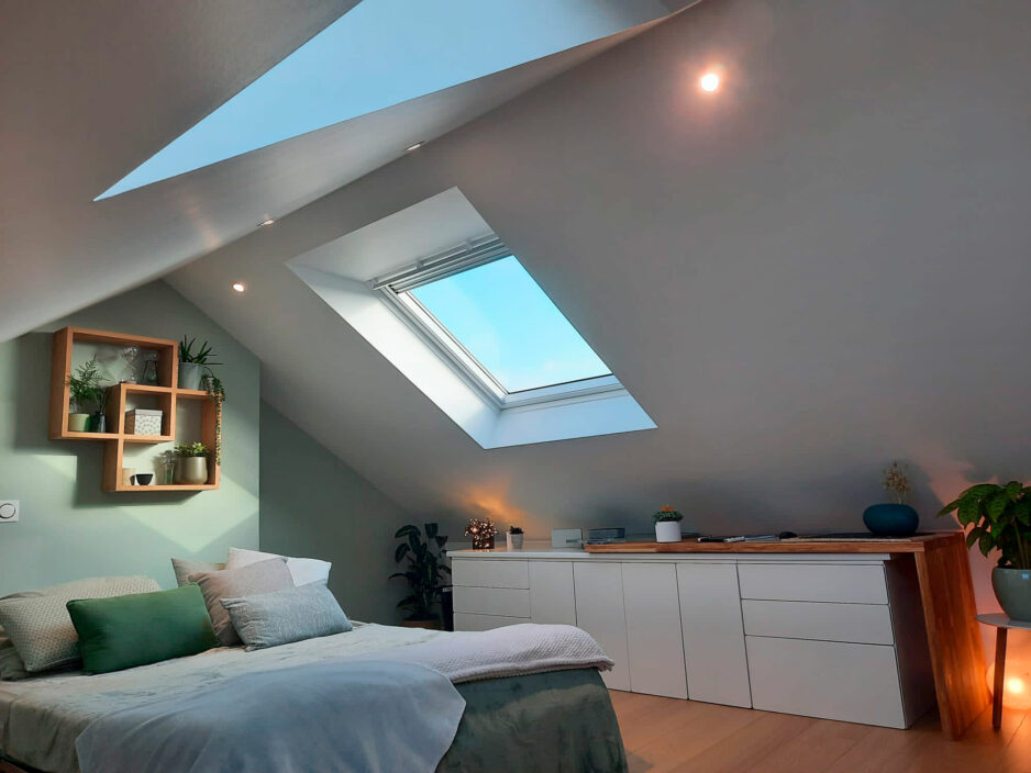 Réalisation De Souza Combles - Chambre et Bureau