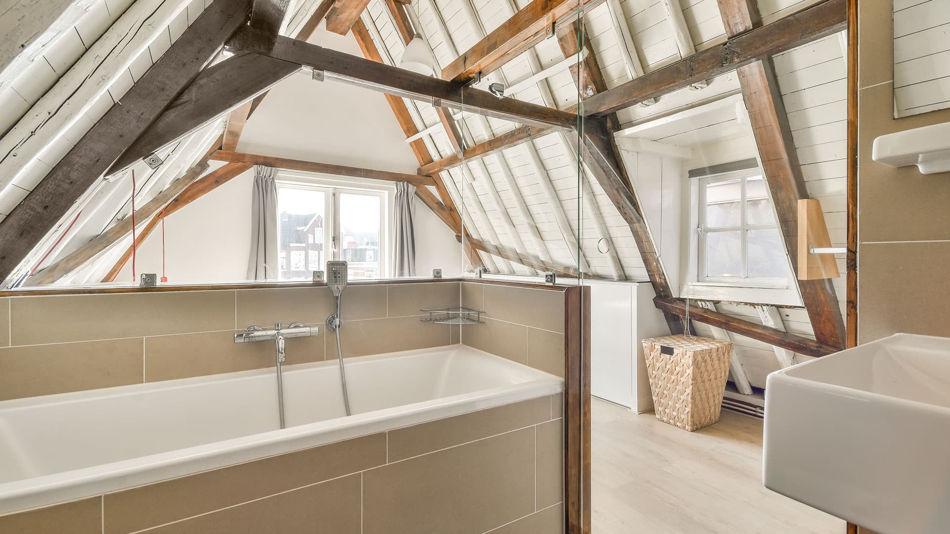 Installation de plomberie dans les combles